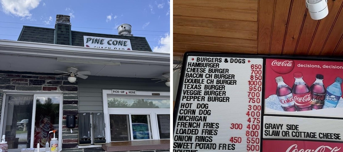 Pine Cone Snack Bar